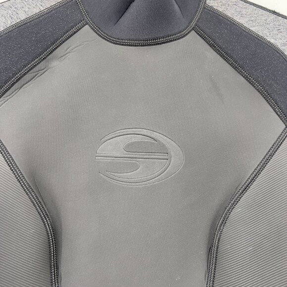 Deep See 2/2 Kids Shorty Wetsuit — Black & Gray, Size 5–6 - Picture 6 of 12